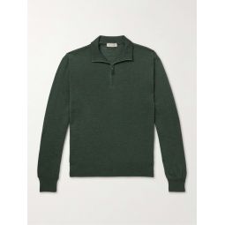 Slim-Fit Wool Half-Zip Sweater