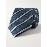 8cm Striped Silk-Jacquard Tie