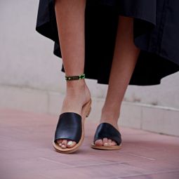 The Cano Shoe Ximena Sandals - Black