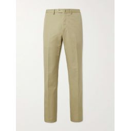 Aida Tapered Cotton and Linen-Blend Suit Trousers