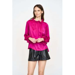 Lulu Blouse - Fuchsia