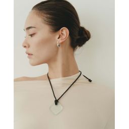 Clear Heart Necklace - Sky Light