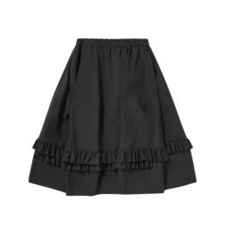 Elastic Ruffled Skirt