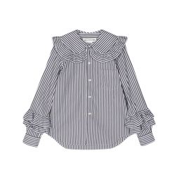 Ruffle-Detail Blouse