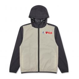 K-Way Bi Color Full Zipped Hoodie