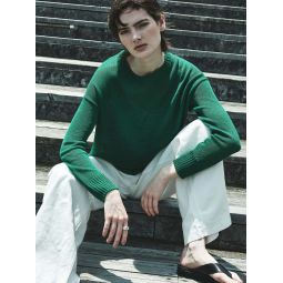 Linen Sweater - Green