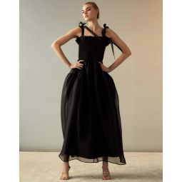 Evergreen Organza Dress - Black