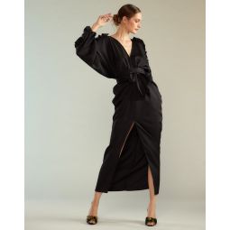 Dolman Sleeve Dance Dress - black