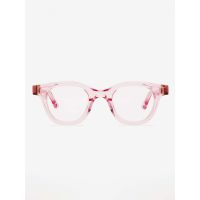 Wabi Sabi Polished Clear Sunglasses - Pink