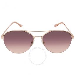 Pink Gradient Pilot Ladies Sunglasses