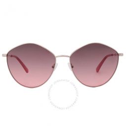 Pink Gradient Oval Ladies Sunglasses
