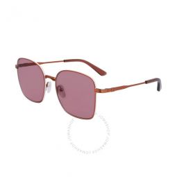 Burgundy Square Ladies Sunglasses