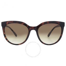 Light Brown Gradient Oval Ladies Sunglasses