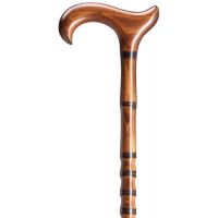 Extra Wide Derby Walking Cane for Men | 42 hardwood= jambis= -= canes= galore