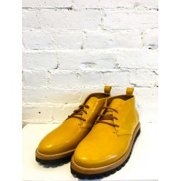 Desert Lace Up Boots - Yellow