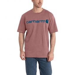 Carhartt Loose Fit Heavyweight Short-Sleeve Logo Graphic T-Shirt - Mens