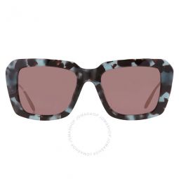 Brown Rectangular Ladies Sunglasses