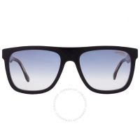 Blue Shaded Gold Browline Mens Sunglasses