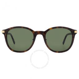 Green Oval Mens Sunglasses