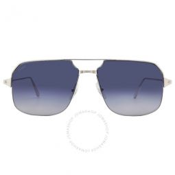 Blue Gradient Flash Navigator Mens Sunglasses
