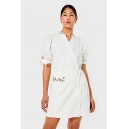 Savannah Cotton Slub Dress - Bright White