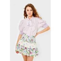 Kylie Linen Skirt - Fleurs de Provence