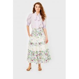 LBell Linen Skirt - Fleurs de Provence