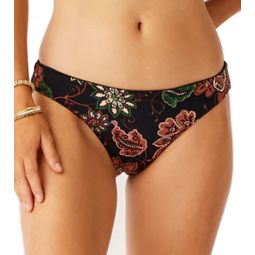 Carve Designs Womens St. Barth Taj Mid Rise Reversible Bikini Bottom