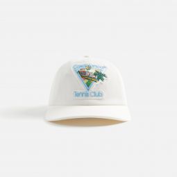 afro cubismo tennis club embroidered patch cap