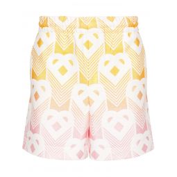 Mens Gradient Monogram Shorts