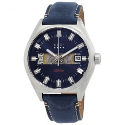 Shchuka Automatic Blue Dial Mens Watch