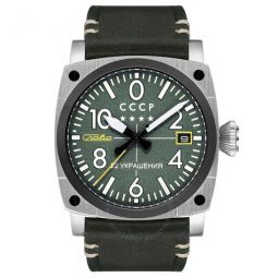 Aviation Gurevich Automatic Green Dial Mens Watch