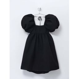 TILDE DRESS - BLOSSOM MATELASSE BLACK