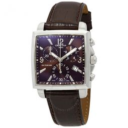 DS Podium Chronograph Brown Dial Ladies Watch