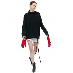 Sweater With Removable Gloves