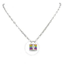 Attachment Rainbow Lock Steek Necklace