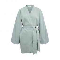 Chillax Alice Cotton Robe Kimono - Mint