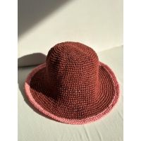 Chillax Sunny Days Two-Color Raffia Hat