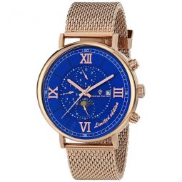 Somptueuse LTD Chronograph Automatic Blue Dial Mens Watch