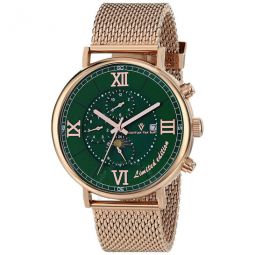 Somptueuse LTD Chronograph Automatic Green Dial Mens Watch