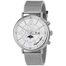Somptueuse LTD Chronograph Automatic White Dial Mens Watch
