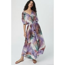 Ginger Maxi Dress - Palm Dye Lilac Palm Dye