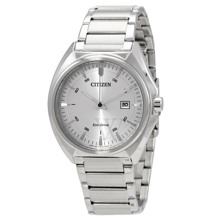 Men's Stainless Steel Silver Dial Watch