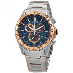 PCAT Chronograph Eco-Drive Blue Dial Mens Watch