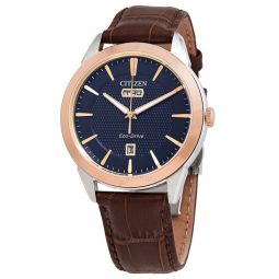 Eco-Drive Navy Dial Mens Watch