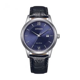 Eco-Drive Blue Dial Mens Watch