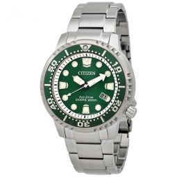 Promaster Eco-Drive Green Dial Mens Watch