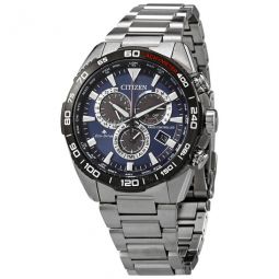 Promaster Eco-Drive Chronograph Blue Dial Mens Watch