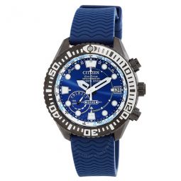 Promaster Satellite Wave GPS Diver Eco-Drive Blue Dial Mens Watch