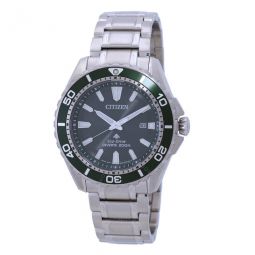 Promaster Marine Eco-Drive Green Dial Mens Watch